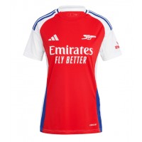 Arsenal Ben White #4 Replica Home Shirt Ladies 2024-25 Short Sleeve